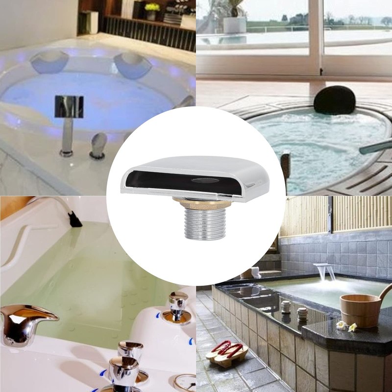 Hapivida Plastic Pool Fountain G1/2 Male Thread Waterfall Overflow Blade