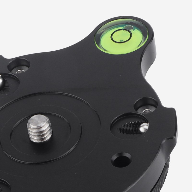 Tripod Head DY‑60N Tripod Leveling Base Leveler Adjusting Plate for