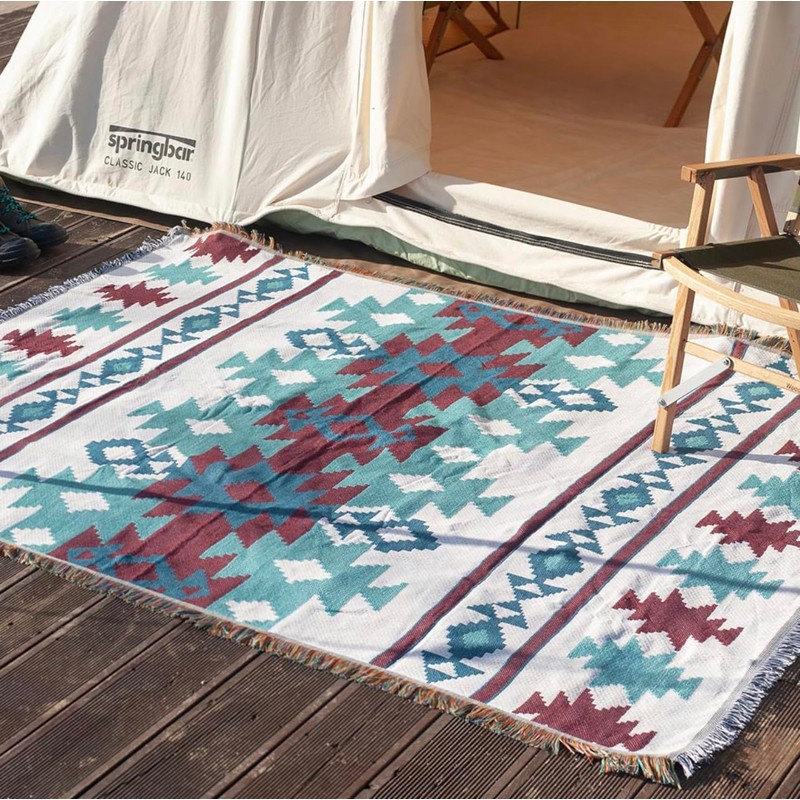 Peel Forest El Paso Blanket, Multiuse Cover, Mexican Rug, Native