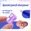 YPLUS Detail Eraser Pencils, Fine Detail Eraser with Sharpener, Perfect