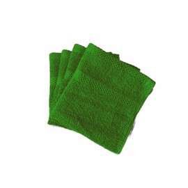 Lyra Linens - 100% Egyptian Cotton Face Flannel Washcloths - Pack of 2 OR 4 500 Gsm Facecloths, 30cm x 30cm Square, Quick Dry And Absorbent Makeup remover Cloths, Gym Towels (Bottle Green, 2)
