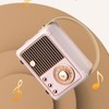 Retro Bluetooth Speaker Old Fashioned Classic Portable Mini Wireless Speaker