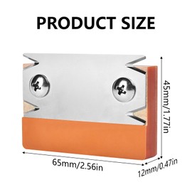 Veneer Edge Cutter, Portable Manual Edge Banding Cutter, Edging Cutter, Woodworking Hand Planer Trimmer Single Hand Planer for Wood PVC ABS Edge Cutter Deburring Tool Orange