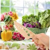 CIYODO Wooden Vegetable Stripper Tool Leaves Remover for Easy Vegetable