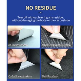 PHIXBEAR Black Hook and Loop Round Strips with Super Adhesive Heavy Duty, Made of 3M, Heat Resistant Waterproof, Outdoor or Indoor Use, 16 Sets 1.97 Inch