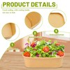 BALDCC 19 oz 50 Pcs Paper Bowls with Lids, Disposable