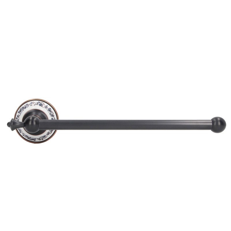 Retro Copper Bathroom Towel Bar Single Bath Towel Rack for