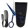 Ontaki 5" Professional German Beard & Mustache Scissors with 2