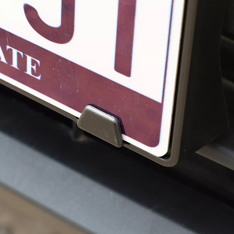 BEBECAR Black ABS Front License Plate Bracket holder Fits Ford