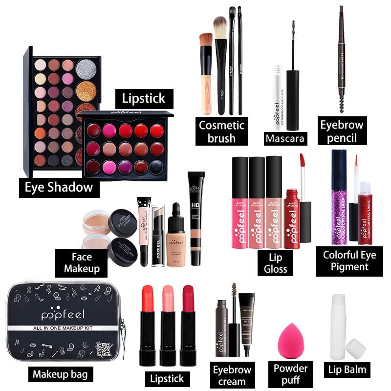 TEMU-SC 27 STK All In One Makeup Kit, Make up