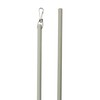 24" Fiberglass Drapery Baton Curtain Wands with Stainless Steel Snap