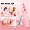 Nail Stamper Machine Set Nail File Nail Glitter Stickers Children