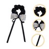 DECHOUS Bowknot Hair Scrunchy Elastic Hair Ring for Daily Wear