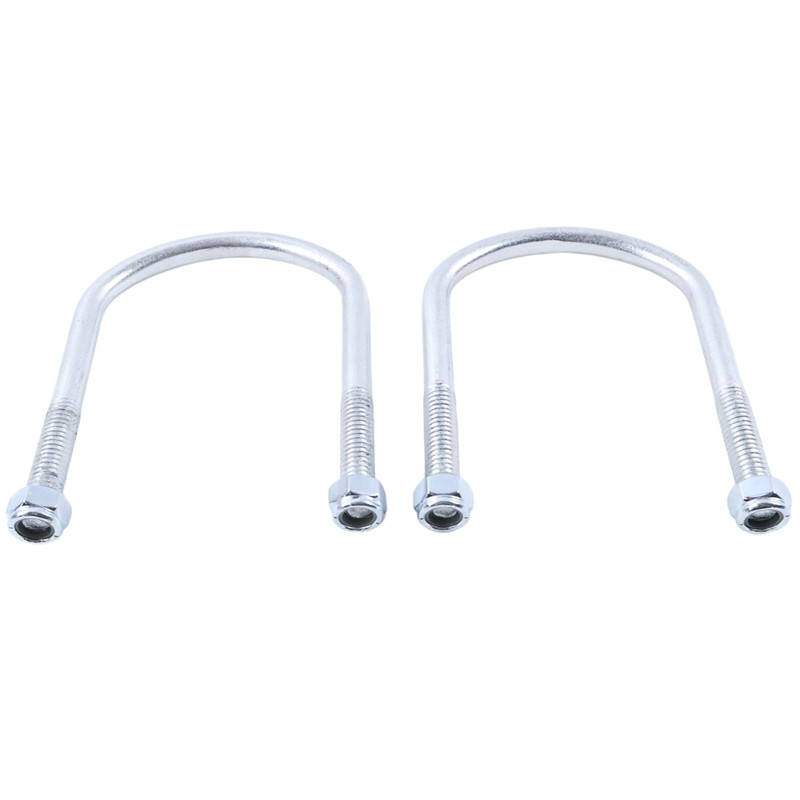 Chamixx 2X Heavy-Duty Leaf Spring U Bolts 1012180 1014902 Compatible