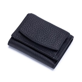 SagaSave RFID Wallet with 6 Credit Card Slots, 1 Money Holder, Lightweight Coin Pocket for Men -, black