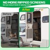 Aluminum RV Screen Door Protector for Dogs, Camper Door Screen