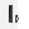 Dontay Pocket Door Handle, Modern Rectangular Keyed Entry Function, (Bed/Bath)
