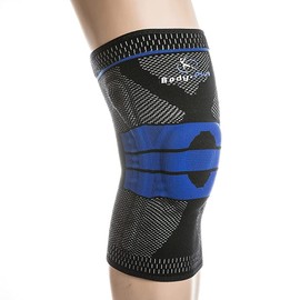 Body-Plus Knee Brace Compression Sleeve - Professional Anti Slip Unisex Knee Support for Men Women - Knee Braces with Patella Gel Pad for Arthritis Pain, Running, Sports, Joint Pain, Meniscus Tear.