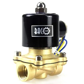 BACOENG DC24V 1/2 Inch Brass Solenoid Valve Electric Water Gas NC