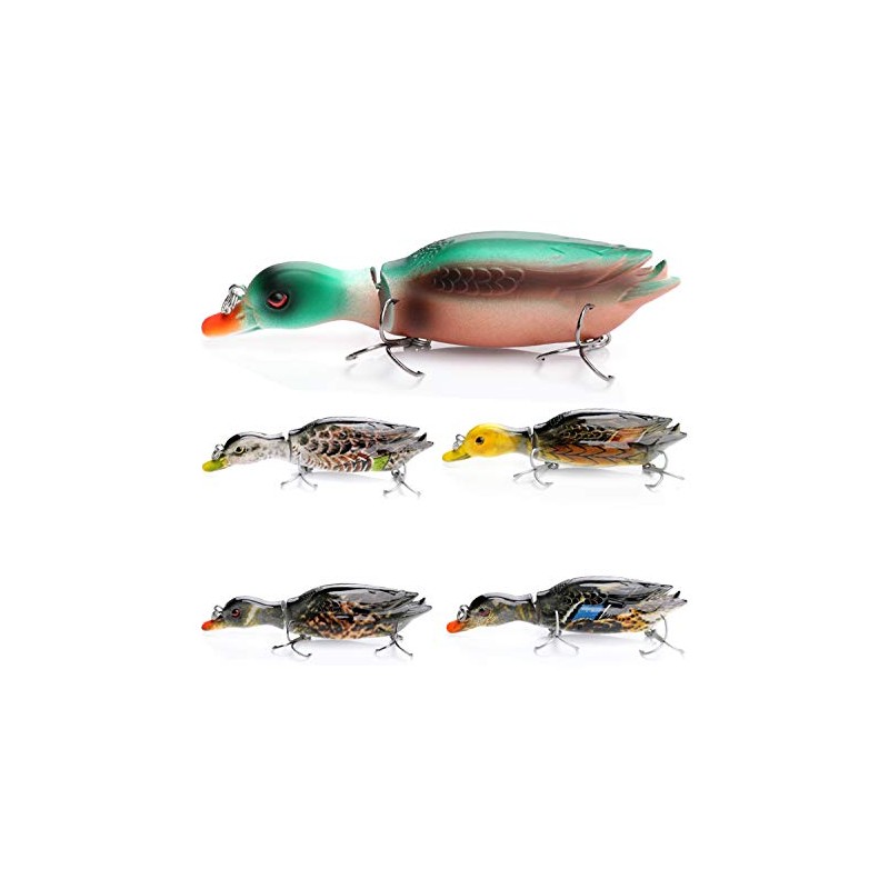 ELBFANG Wobbler duck, artificial bait, fishing bait for fishing, pike