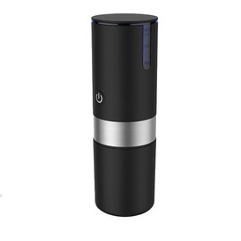 Haguka Portable Coffee Machine Capsule Expresso Maker with Built-in Filter Electric USB Handheld Coffee Grinder For Home Travel (black)