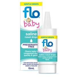 Flo Baby Saline Nasal Drops 15ml