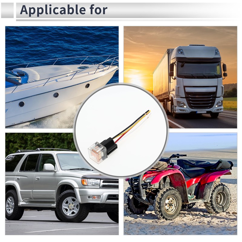 RATCHROLL 4 Pins 24V 80A 2 Pcs Auto Relay with