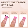 Vansiho 300 Unidades de Uñas Postizas de Gel Francesas, Uñas