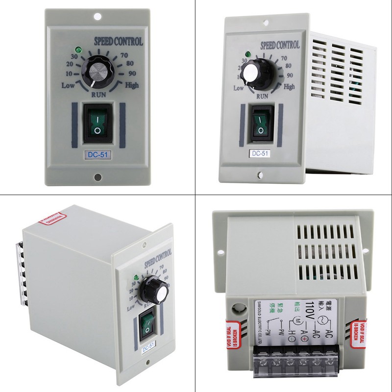 24V‑90V Adjustable DC Motor Speed Controller Input AC 110V