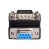 chenyang CY D-Sub RS232 9Pin Male to Female Down Angled
