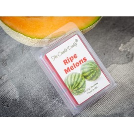 The Candle Daddy Ripe Melons - Juicy Watermelon Scented Melt - Maximum Scent Wax Cubes/Melts - 1 Pack - 2 Ounces - 6 Cubes