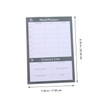 GRIRIW Diet Household Tearable Notebook Menu Planner Fridge Calendar Meal