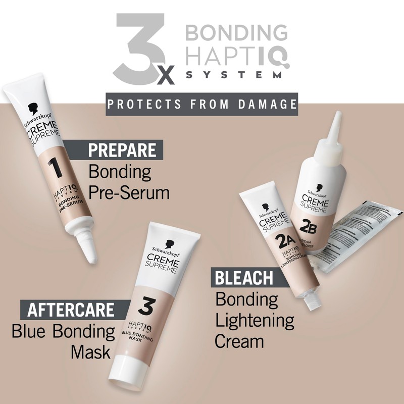 Schwarzkopf Creme Supreme L1++ Extreme Lightner Plus, Permanent Hair Lightener,