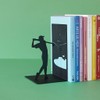 balvi Bookend Backswing Colour Black Bookend for Your Books in