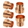 PATIKIL 2" to 1-1/2" Nominal Size Copper Reducer, 3pcs 99.9%