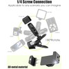 Charchendo Car Sun Visor Short Metal Arm Phone/GoPro Mount 4-7"
