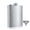 TIKA Stainless Steel Hip Flask – 6/8/10 oz Pocket Liquor