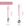 2 Pieces Fruit Tools, Ice Cream Scoop, Stainless Steel Kitchen