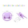 Landofgenie Large Teat Shield Pacifier in Adult Size, Purple
