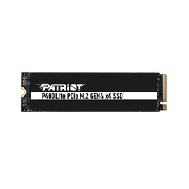 Patriot P400 LITE M.2 2280 PCIe gen 4x4 NVMe SSD 500 GB Unidad interna de estado sólido SSD de baja potencia - Velocidad de lectura y escritura secuencial de hasta 3500 MB/s y 2400 MB/s