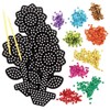 Baker Ross FE198 Sunflower Sequin Art Kits - Pack of