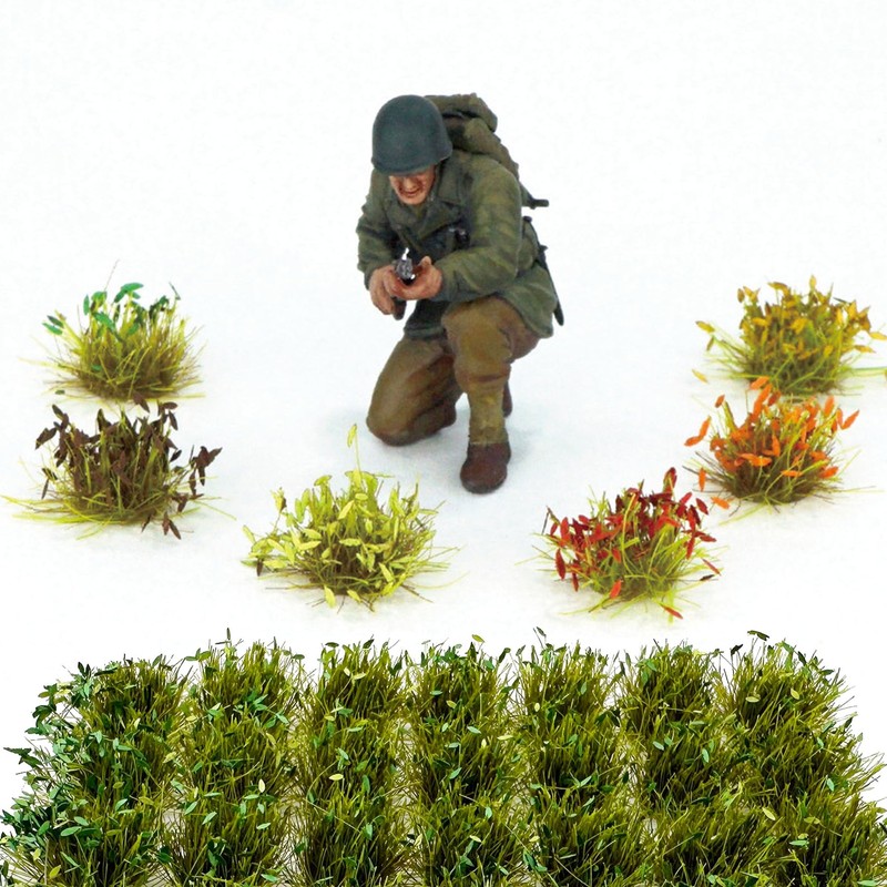 Woohome Static Flower Tufts Miniature Flower Cluster for Static Grass