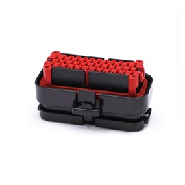 E-Car Connection Universal Waterproof AMP Automotive ECU Connector 776164-1 776286-1 776273-1 770680-1 Plug & Socket Housing with Terminals (35 Pin, Black)