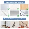 2PCS Wall Hanging Storage Bag, Grey Foldable Hanging Organiser 30x22x10cm