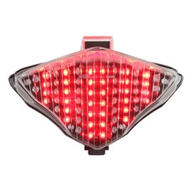 Integrated Sequential LED Tail Lights Clear Lens for 2004-2006 Yamaha YZF R1