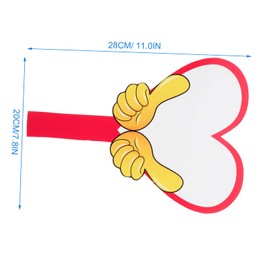 KICHOUSE 2pcs Handheld Whiteboards Dry Erase Scoreboard Retail Store Supplies for Games