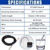Cerkkapo 5M PT1000 Temperature Sensor, Waterproof PT1000 Temperature Sensor, PT