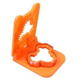 Sandwich Cutter and Sealer, CartoonPocket Sandwiches Cutter Uncrustables Maker for Kids Love Lunchables (Orange)