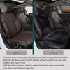 OGLAND 2 Pack Fur Fluffy Sheepskin Car Seat Covers for