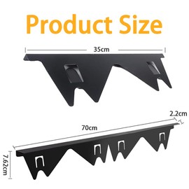 2PACK Stainless Steel Stove Counter Gap Cover, Stove Gap Guard, Stove Gap Filler for Kitchen, Range Trim Kit Easy Clean Heat Resistant, Adjustable Length 35 to 70cm